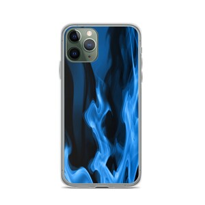 Blue Smoke Effect iPhone Case
