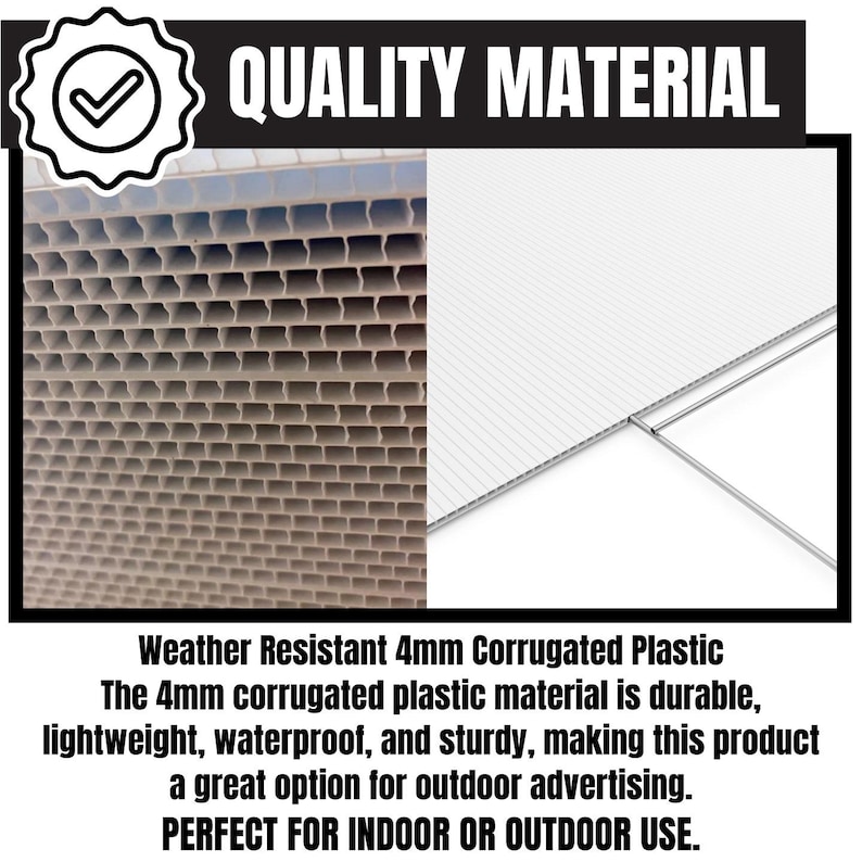 A-Frame Sign insert material