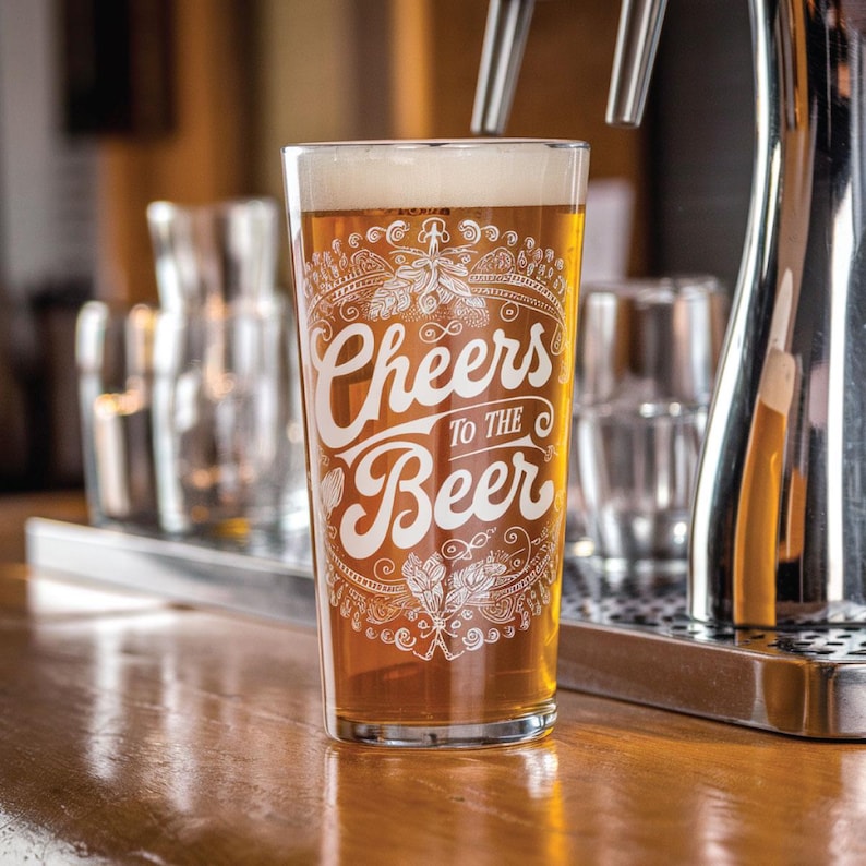 Custom Beer Pint Glass
