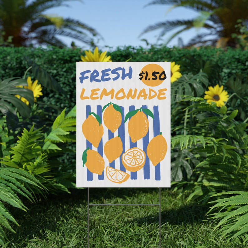 Writable Sign Blank White Corrugated Plastic Yard Sign: Weatherproof, H-stake ...