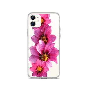 Flower Chain with Clear Case iPhone Case