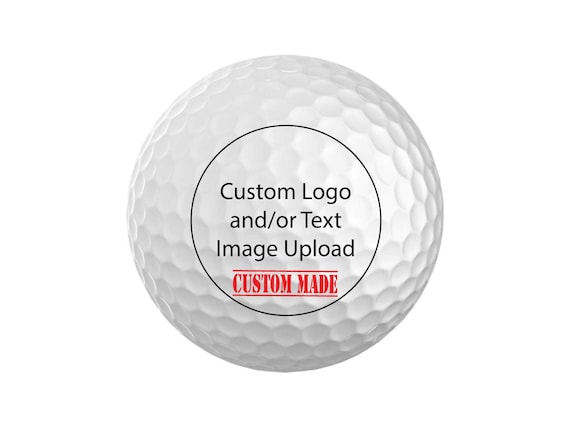 Custom Golf Balls, Personalized Design, Text & Image Upload