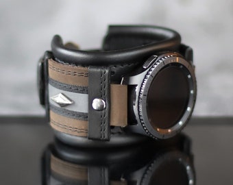 Samsung Galaxy Watch Strap / Gear S3 Frontier / Classic / Leather Watch Strap / Strap Gear S3 Frontier Samsung Galaxy 46mm or 42mm / DG11