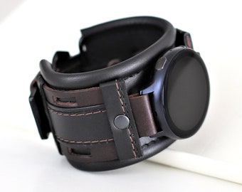 Leather Strap for Samsung Galaxy Watch / Apple Watch Strap / Classic / Cuff Gear S3 Frontier / Samsung Galaxy 47mm-42mm / AC1