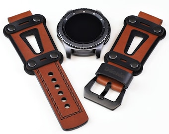 Samsung Galaxy Watch Strap / Apple Watch Strap / Classic / Leather Watch Strap / Strap Gear S3 Frontier Samsung Galaxy 47mm-42mm / U8