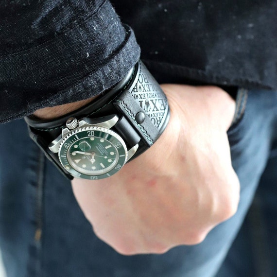 submariner leather strap