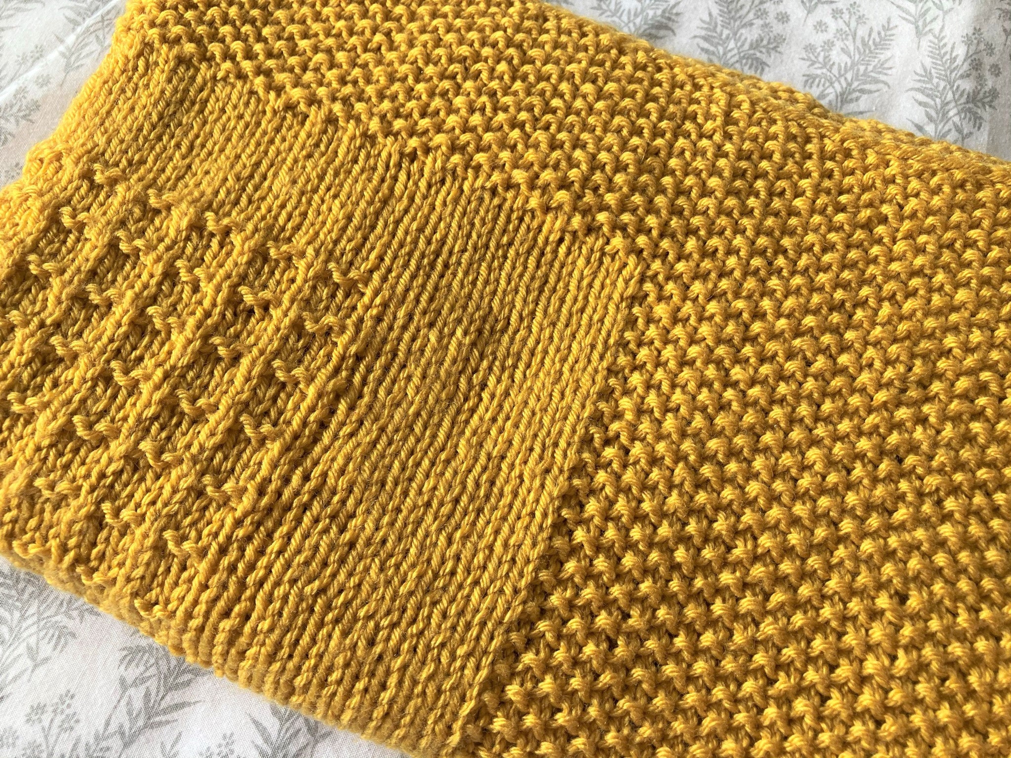 Knitting Pattern ~ Alia Baby Blanket ~ ENGLISH ~ PDF Download - Etsy UK