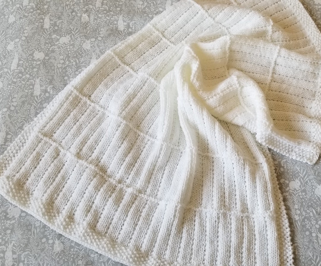 Knitting Pattern ~ Tyra Baby Blanket in DK ~ ENGLISH ~ PDF Download - Etsy