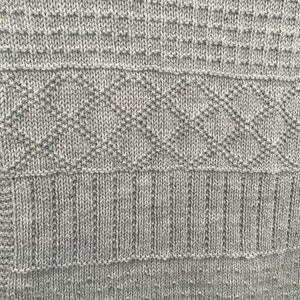 Knitting Pattern ~ Easy Sampler Baby Blanket in DK Yarn ~ ENGLISH ~ PDF ...