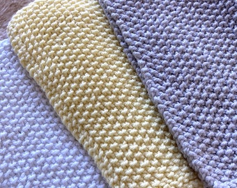 Super Simple Washcloths Knitting Pattern ~ PDF~ ENGLISH