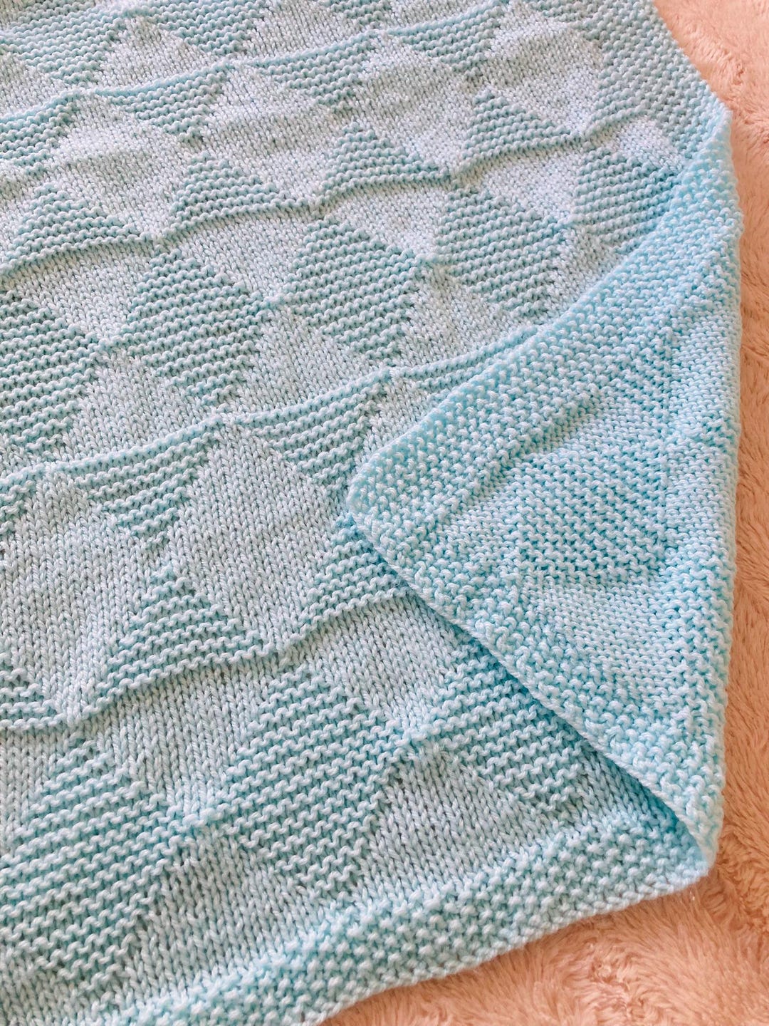 Knitting Pattern ~ Heidi Baby Blanket ~ ENGLISH ~ PDF Download - Etsy