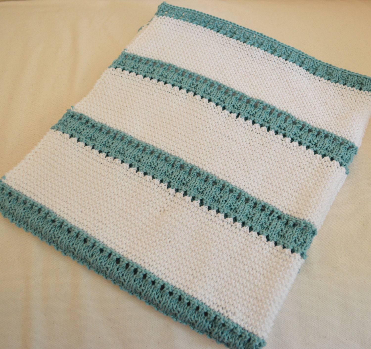 Belle Baby Blanket / Cotton Lap Blanket Knitting pattern Etsy