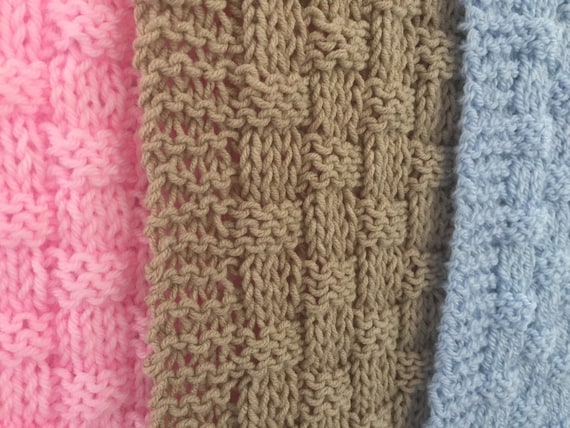 Easy basket weave baby blanket cheap