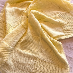 Knitting pattern ~  Samson Baby Blanket  in DK ~  ENGLISH ~  PDF Download
