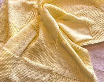 Knitting pattern ~  Samson Baby Blanket  in DK ~  ENGLISH ~  PDF Download