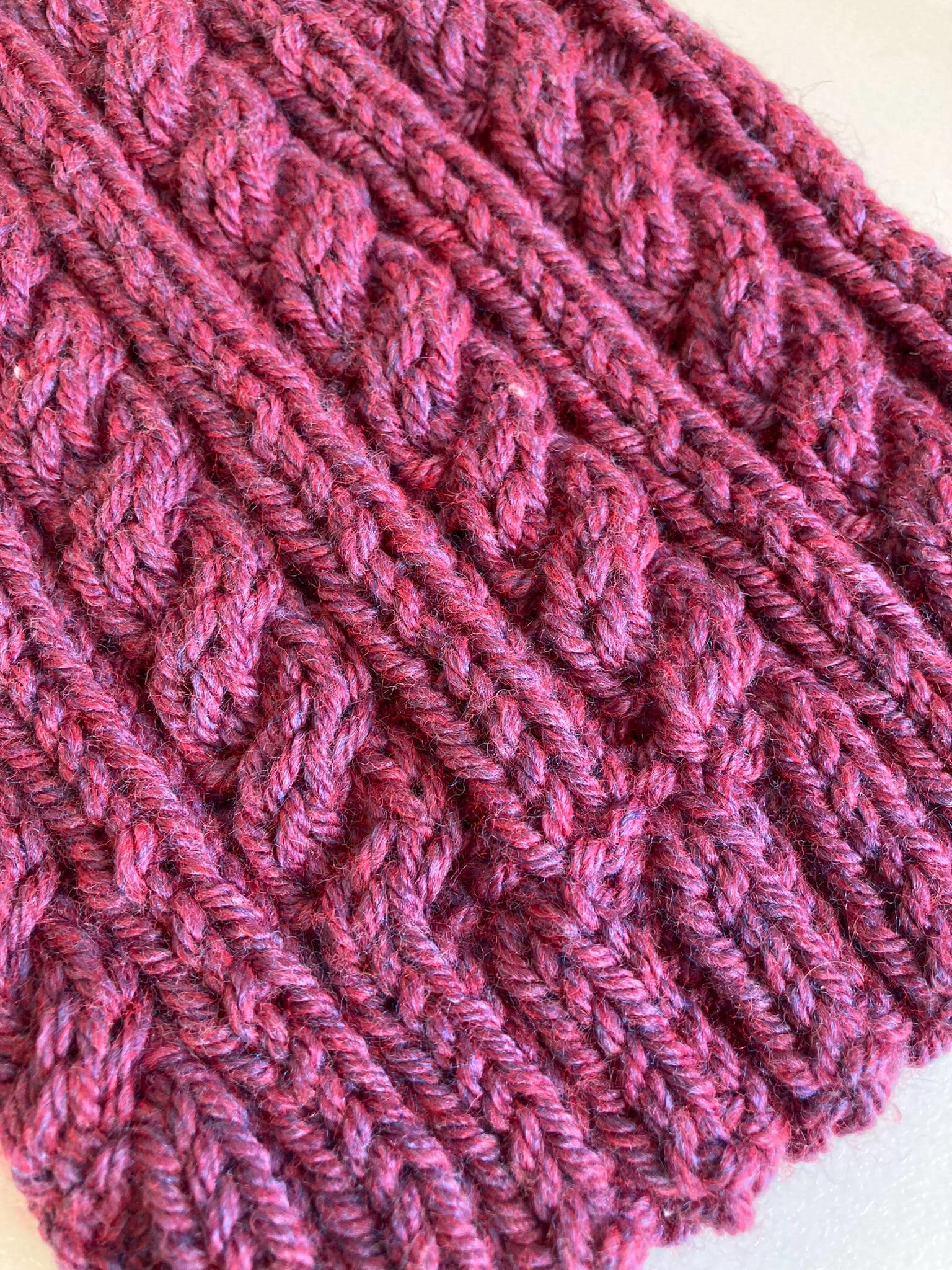 Knitting Pattern ~ Simple Cable Beanie Hat ~ ENGLISH ~ PDF Download - Etsy