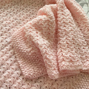 Dainty Hearts Baby Blanket Knitting pattern PDF ENGLISH image 5