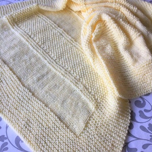 PDF Knitting Pattern Bundle 4 Baby Blanket Patterns Using Aran Yarn ...