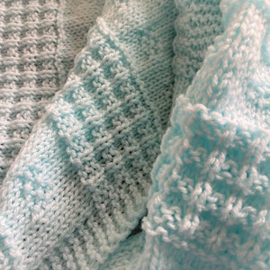 Knitting Pattern ~ Rosabel Baby Blanket in DK ~ ENGLISH ~ PDF Download ...