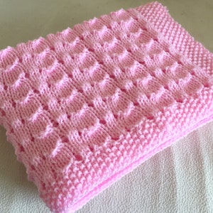 Knitting pattern ~ Sea Shells Baby Blanket ~ ENGLISH ~ PDF Download