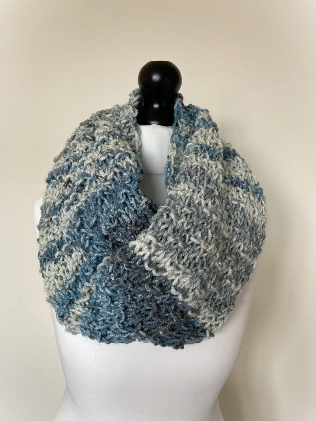 Knitting Pattern PDF ~ Quick Chunky Cowl ~ ENGLISH ~ PDF Download - Etsy