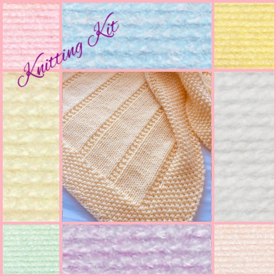 Baby blanket knitting set new arrivals