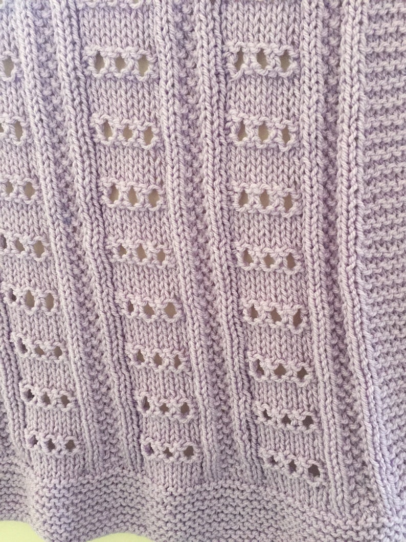 Little Ladders Baby Blanket knitting Pattern ENGLISH Etsy Australia