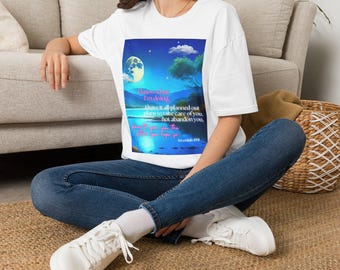 T-shirt pour femme avec le verset biblique Jérémie 29:11 - T-shirt Foi - T-shirt Écriture - T-shirt inspirant avec verset biblique