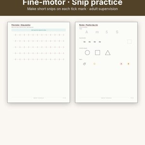Pre-K Learning Worksheets Ages 3-5 Printable | Alphabet Tracing Numbers Counting | 120 Pages Letter A4 image 9