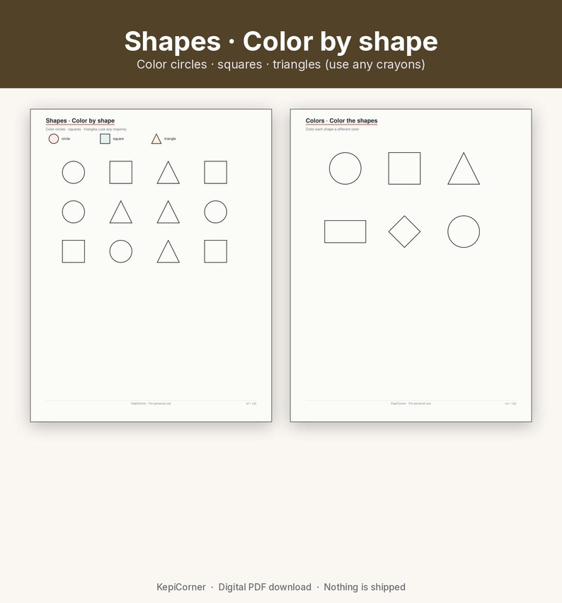 Pre-K Learning Worksheets Ages 3-5 Printable | Alphabet Tracing Numbers Counting | 120 Pages Letter A4 image 6
