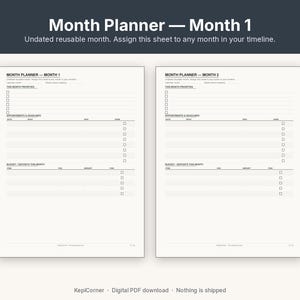 Wedding Planning Checklist Printable Binder | Undated Timeline Guest List Budget Vendor | Fillable PDF Letter A4 A5 image 4