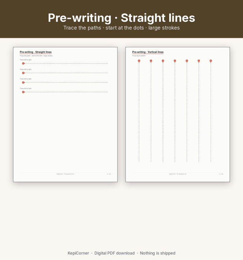 Pre-K Learning Worksheets Ages 3-5 Printable | Alphabet Tracing Numbers Counting | 120 Pages Letter A4 image 3