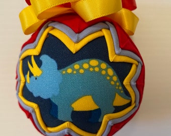 Cute handmade dinosaur ornament