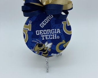 Georgia Tech Hemi Ornament
