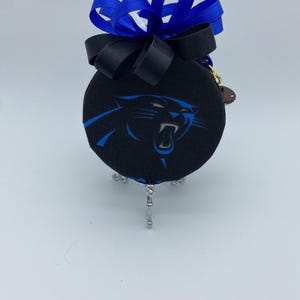 North Carolina Panthers Quilted Hemi Ornament