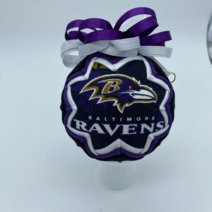 Baltimore Ravens Quilted Ornament