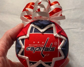 Capitals Quilted Ornament