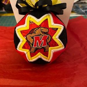 University of Maryland Quilted Ornament