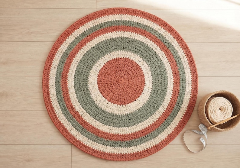 Contour Rug Crochet Pattern Crochet Rug Pattern PDF, Beginner and Latch Hook Rug Making Guide - Etsy