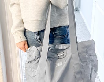 Yoga Carryall for Women, Gym Tote, Laptop Carrier, Nurse Work Essential, Travel Shopper