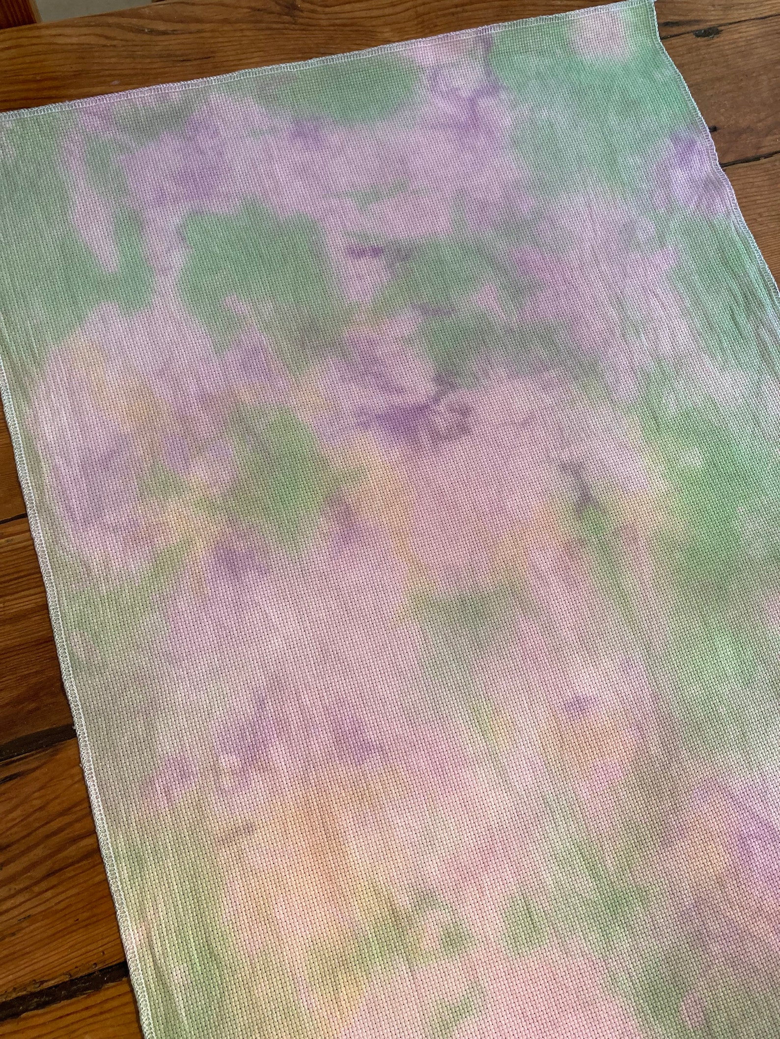 Hand dyed Cross stitch Aida fabric 14 count 1826 Etsy