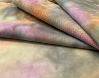 Cross stitch Hand dyed Aida in 14, 16 and 18 counts. And 32 count Murano. Eerie Skies