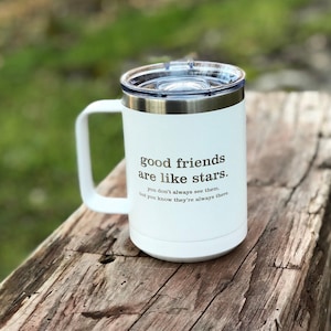 Friend Coffee Mug, Personalized Coffee Tumbler, Custom Coffee Cup, Friends Travel Coffee Mug, 15 oz Coffee Mug