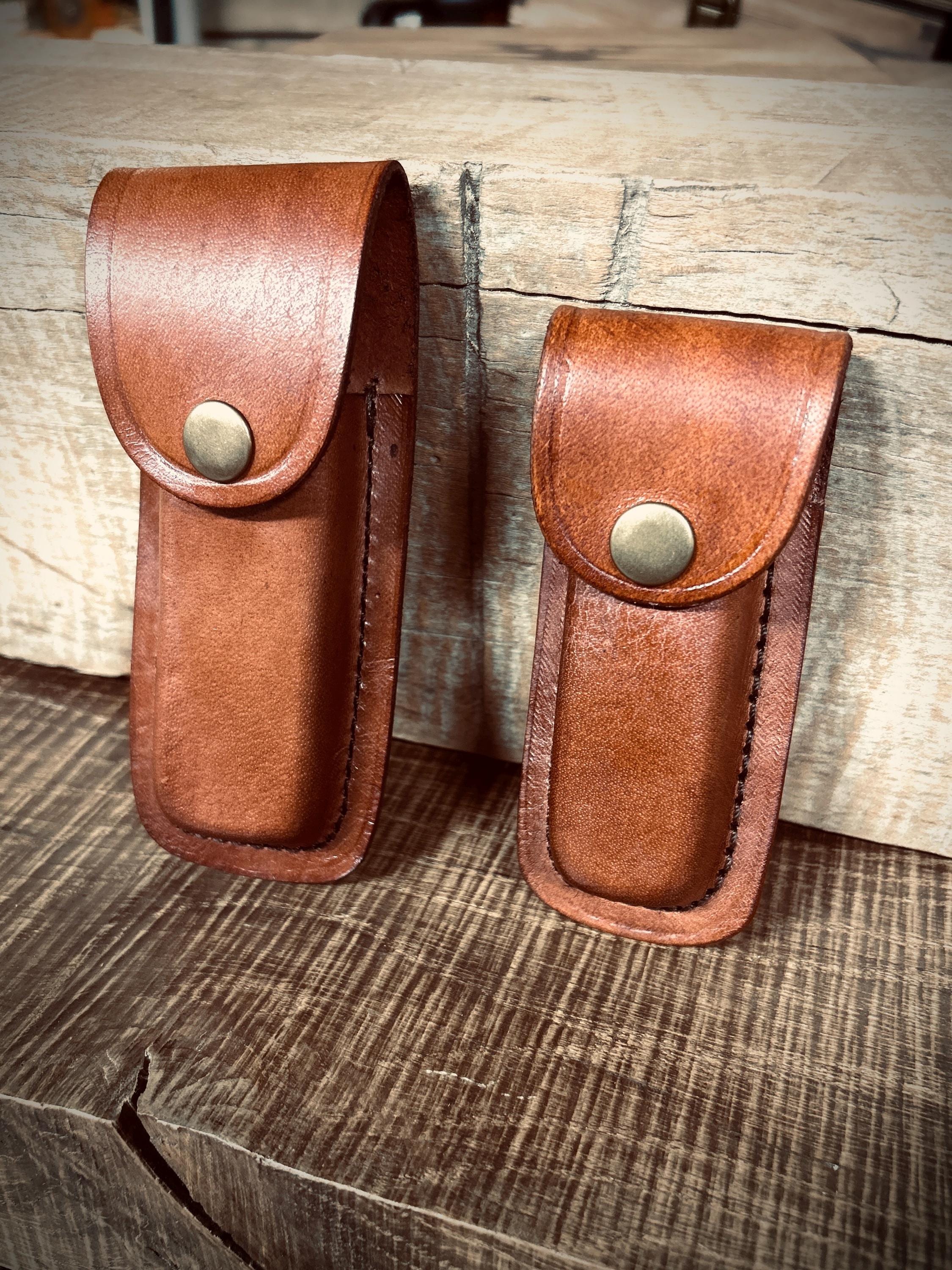 Leather Pocket Knife Sheath
