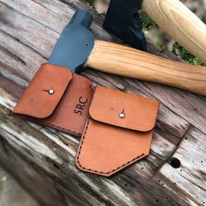 Leather Axe Sheath, Hatchet Sheath, Personalized Leather Axe Sheath, Custom Axe Sheath, Personalized Sheath