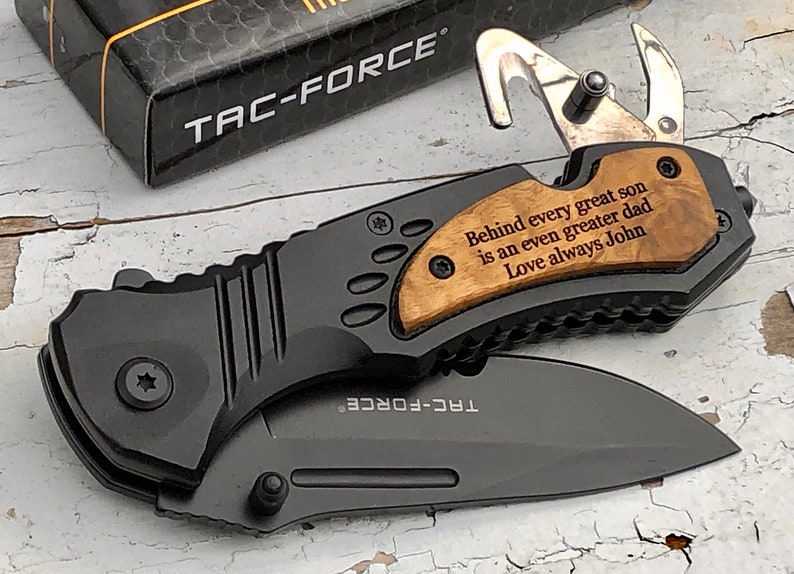 Message For Him, Engraved Knife, Father Son Gift, Custom Pocket Knife, Engraved Pocket Knife, Groomsman Gift, Father’s Day Gift 
