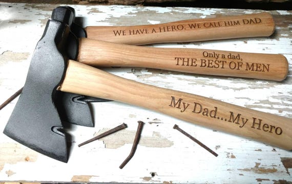 Dad Birthday Gift Custom Axe Fathers Day Gift from Daughter Dad Gifts Engraved Hatchet Gifts for Dad Axe Personalized Hatchet