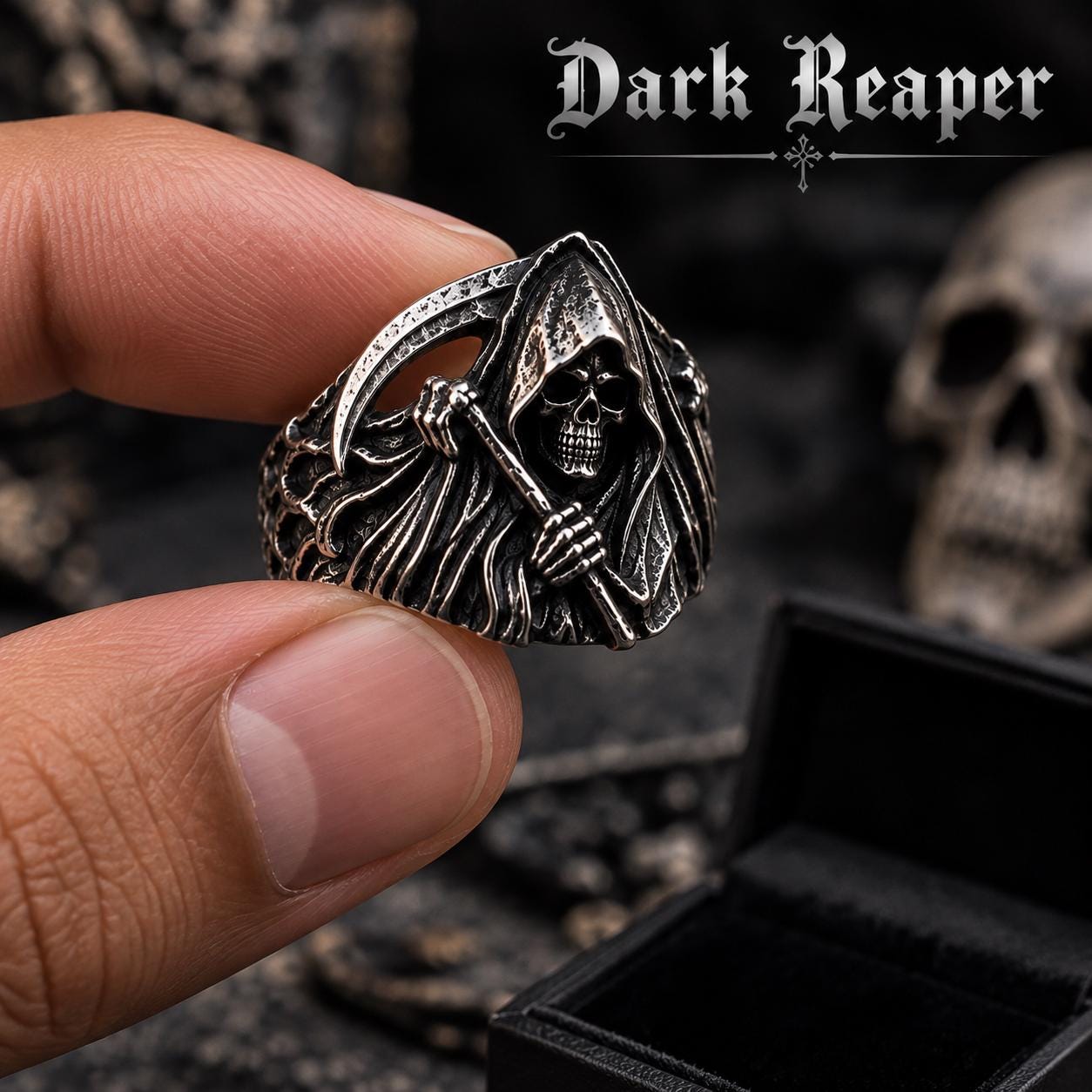 German Skull Rings - Etsy