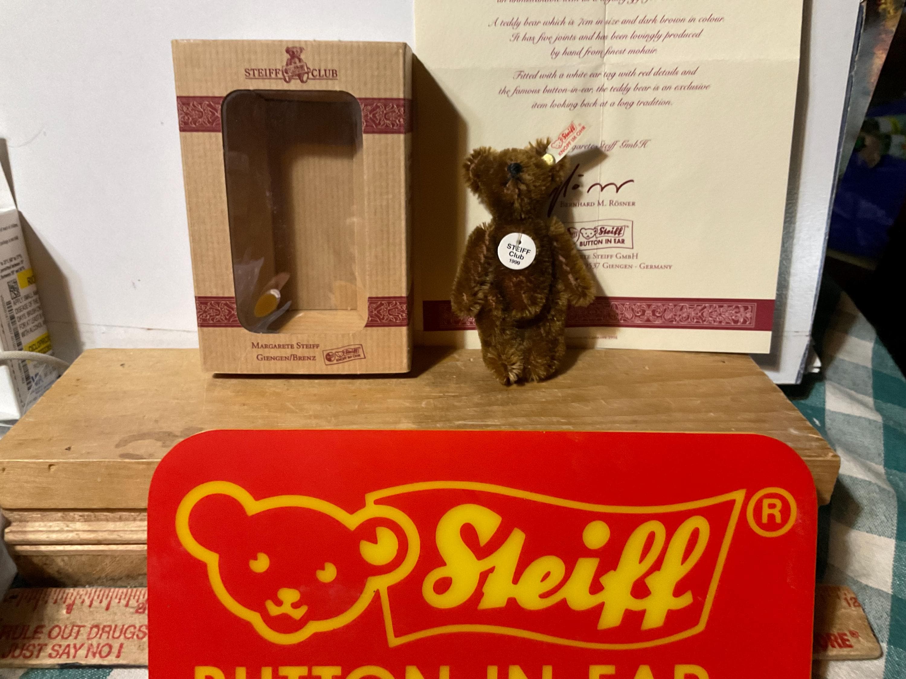 1999 Steiff Bear - Etsy