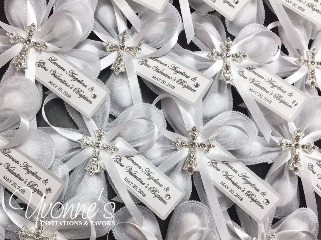 Jordan Almond Communionbaptism Flower Bomboniereswhite Confetti